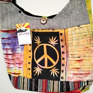 Women's Multicolor Patchwork Bag